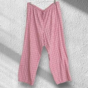 JK Intimates Pink Checkered Men's Lounge Pants